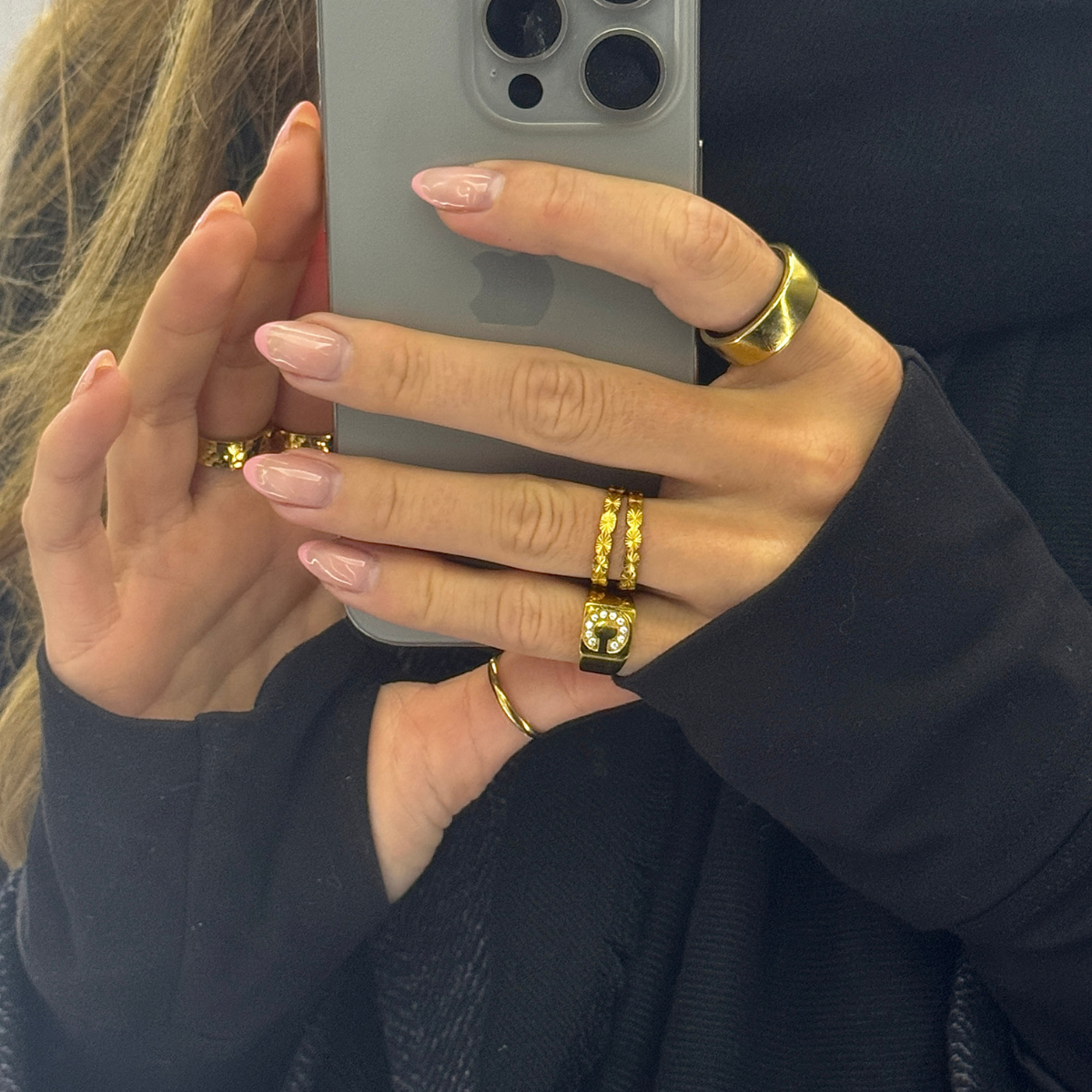 Sun Kiss Eternity ring 18K guldbelagt 3mm Camilla Krøyer Jewellery