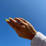 Sun Kiss Rund Ring 925S Sølvbelagt Camilla Krøyer Jewellery