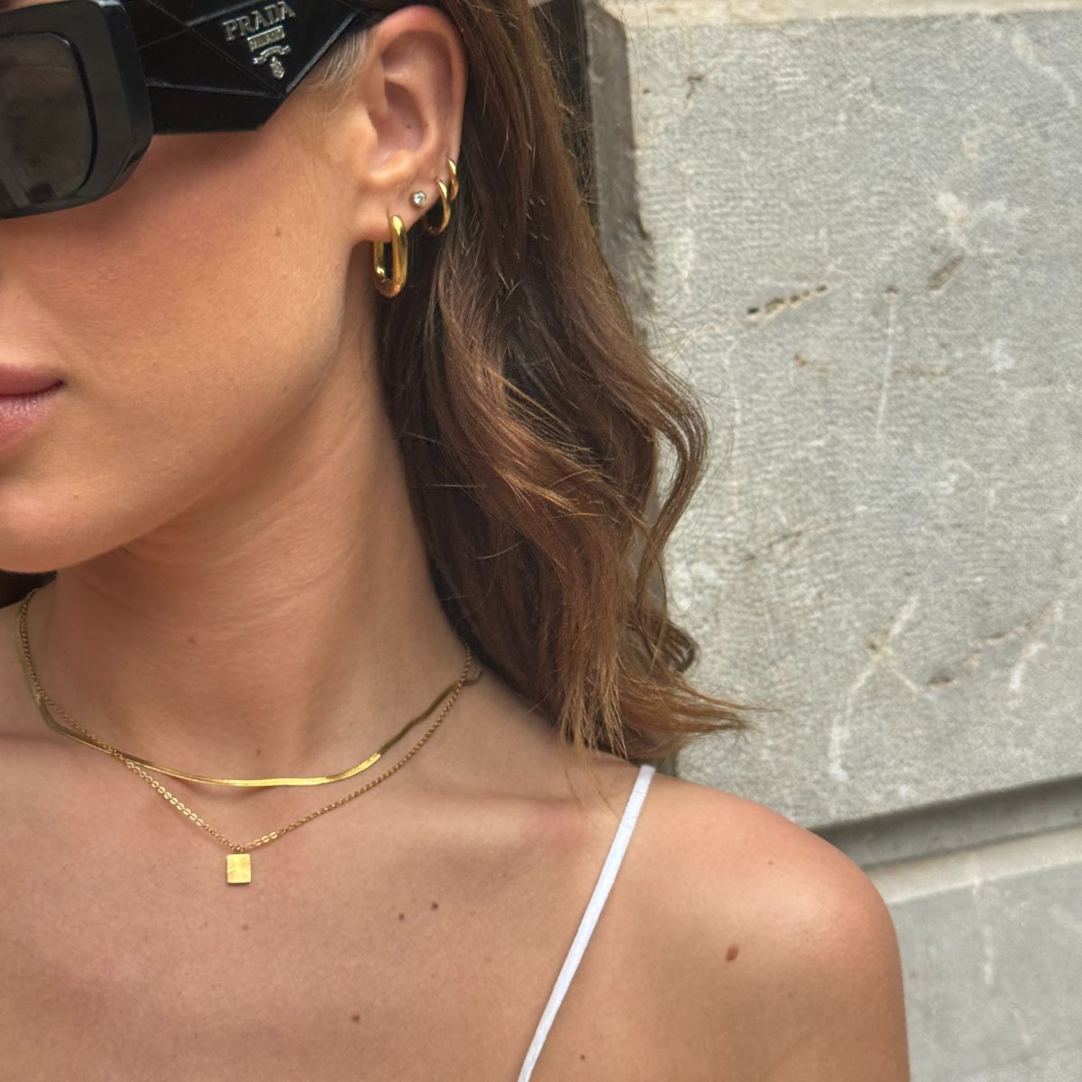 Flad Slangekæde 18K Guldbelagt 2mm Camilla Kroeyer Jewellery 04