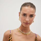 Flad Slangekæde 18K Guldbelagt 4mm Camilla Kroeyer Jewellery 11