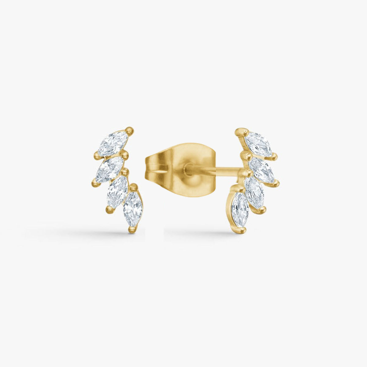 Teardrop Krystal Choker 18K Guldbelagt