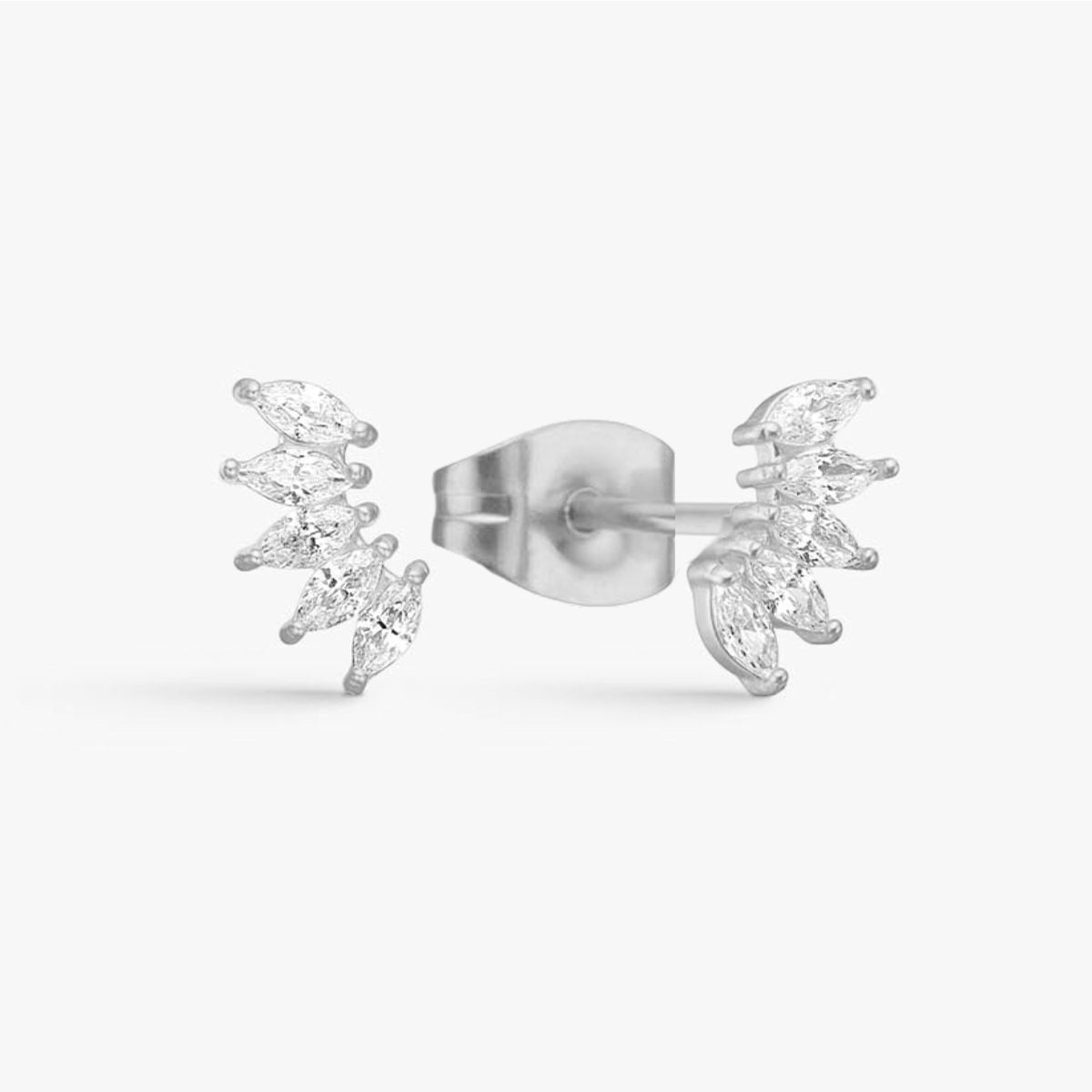 Teardrop Krystal Choker 18K Guldbelagt