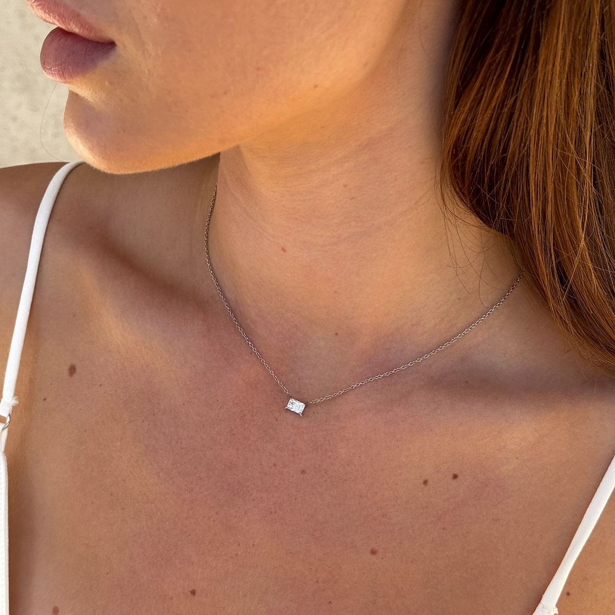 Teardrop Krystal Choker 18K Guldbelagt