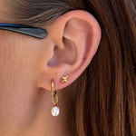 Sun Kiss Sparkle Stud Øreringe 18K Guldbelagt Camilla Krøyer Jewellery