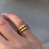 Sun Kiss Eternity ring 18K guldbelagt 3mm Camilla Krøyer Jewellery