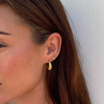 Sun Kiss Moon Stud Øreringe 18K Guldbelagt Camilla Krøyer Jewellery