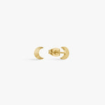 Sun Kiss Moon Stud Øreringe 18K Guldbelagt Camilla Krøyer Jewellery