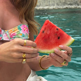 Sun Kiss Rund Ring 18K Guldbelagt Camilla Krøyer Jewellery