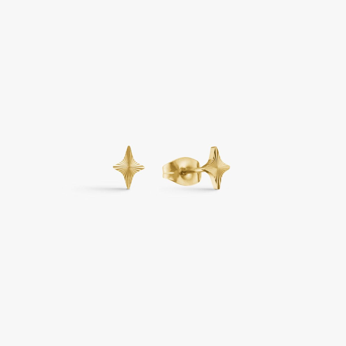 Sun Kiss Sparkle Stud Øreringe 18K Guldbelagt Camilla Krøyer Jewellery