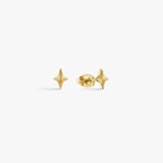 Sun Kiss Sparkle Stud Øreringe 18K Guldbelagt Camilla Krøyer Jewellery