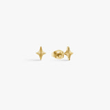 Sun Kiss Sparkle Stud Øreringe 18K Guldbelagt Camilla Krøyer Jewellery