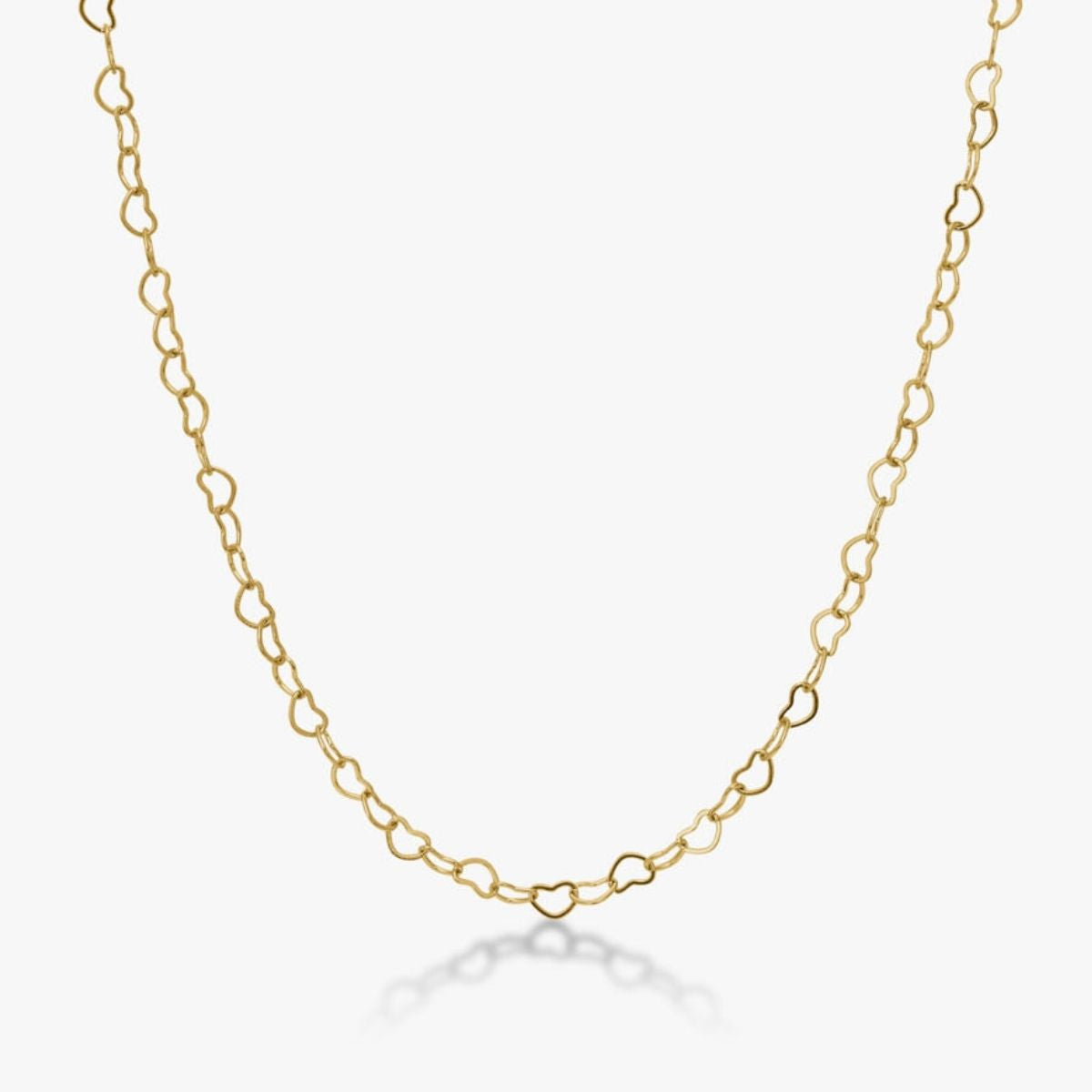Heart Eternity Halskæde 18K Guldbelagt