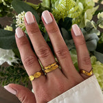 Sun Kiss Eternity Ring 18K Guldbelagt 7mm Camilla Krøyer Jewellery