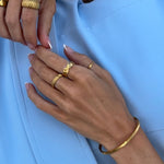 Sun Kiss Eternity Ring 18K Guldbelagt 7mm Camilla Krøyer Jewellery