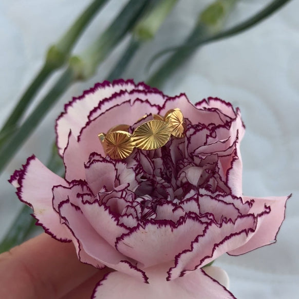 Sun Kiss Eternity Ring 18K Guldbelagt 7mm Camilla Krøyer Jewellery