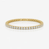 Tennis Luxe Armbånd 18K Guldbelagt 4mm