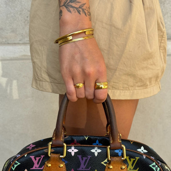 Sun Kiss Eternity Ring 18K Guldbelagt 7mm Camilla Krøyer Jewellery