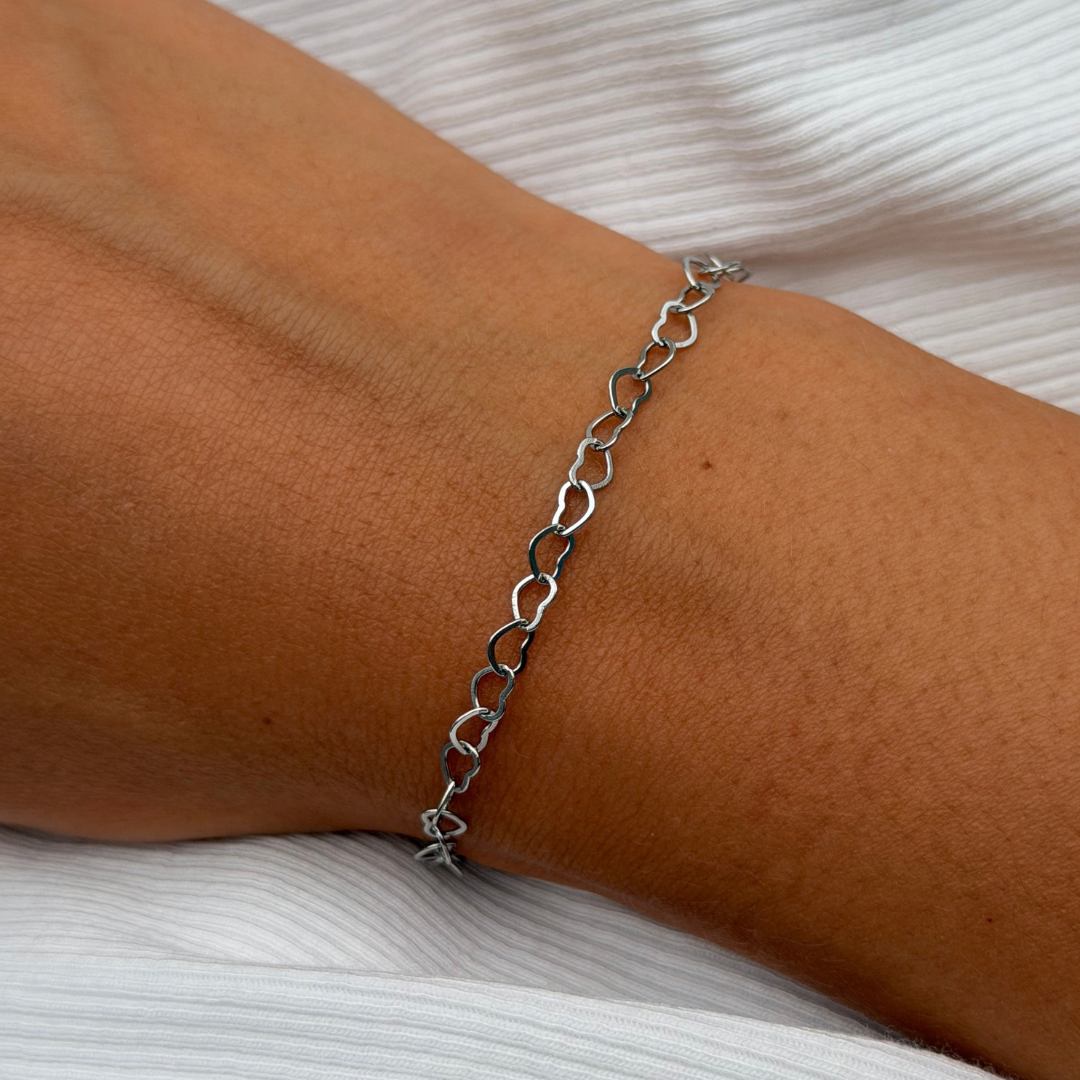 Heart Eternity Armbånd Sølvfarvet