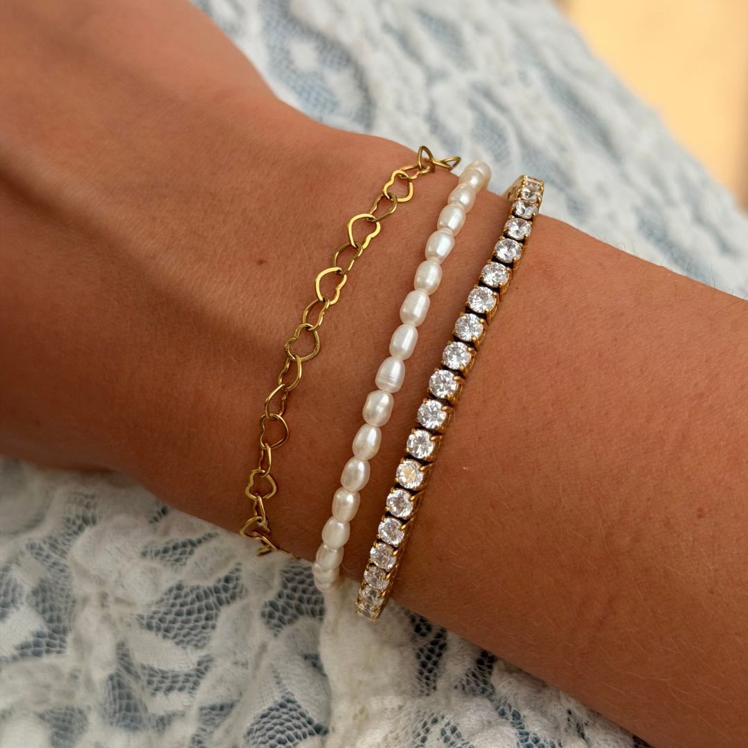 Classic Twist Dome Hoops 18K Guldbelagt