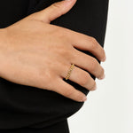 Figaro Ring 18K Gold Plated 3mm
