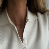 Mini Heart Halskæde Sølvfarvet