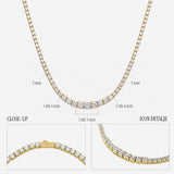 Tennis Luxe Icon Sæt 18K Guldbelagt
