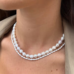 Classic perle halskaede 3mm fra Camilla Kroeyer Jewellery