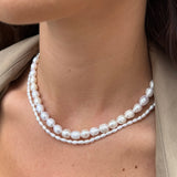 Classic perle halskaede 3mm fra Camilla Kroeyer Jewellery