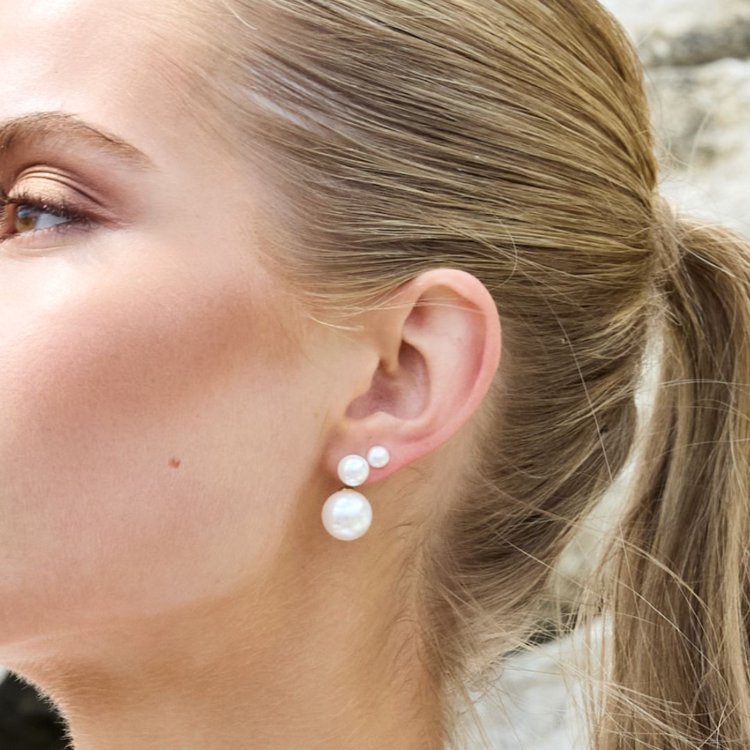 Classic Perle Stud Øreringe 5mm