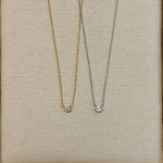 Camilla Krøyer Jewellery Floating Krystal Halskæde 18K Guldbelagt 