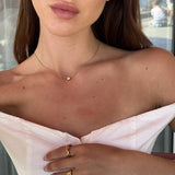 Floating krystal halskaede 18k guldbelagt Camilla Kroeyer Jewellery