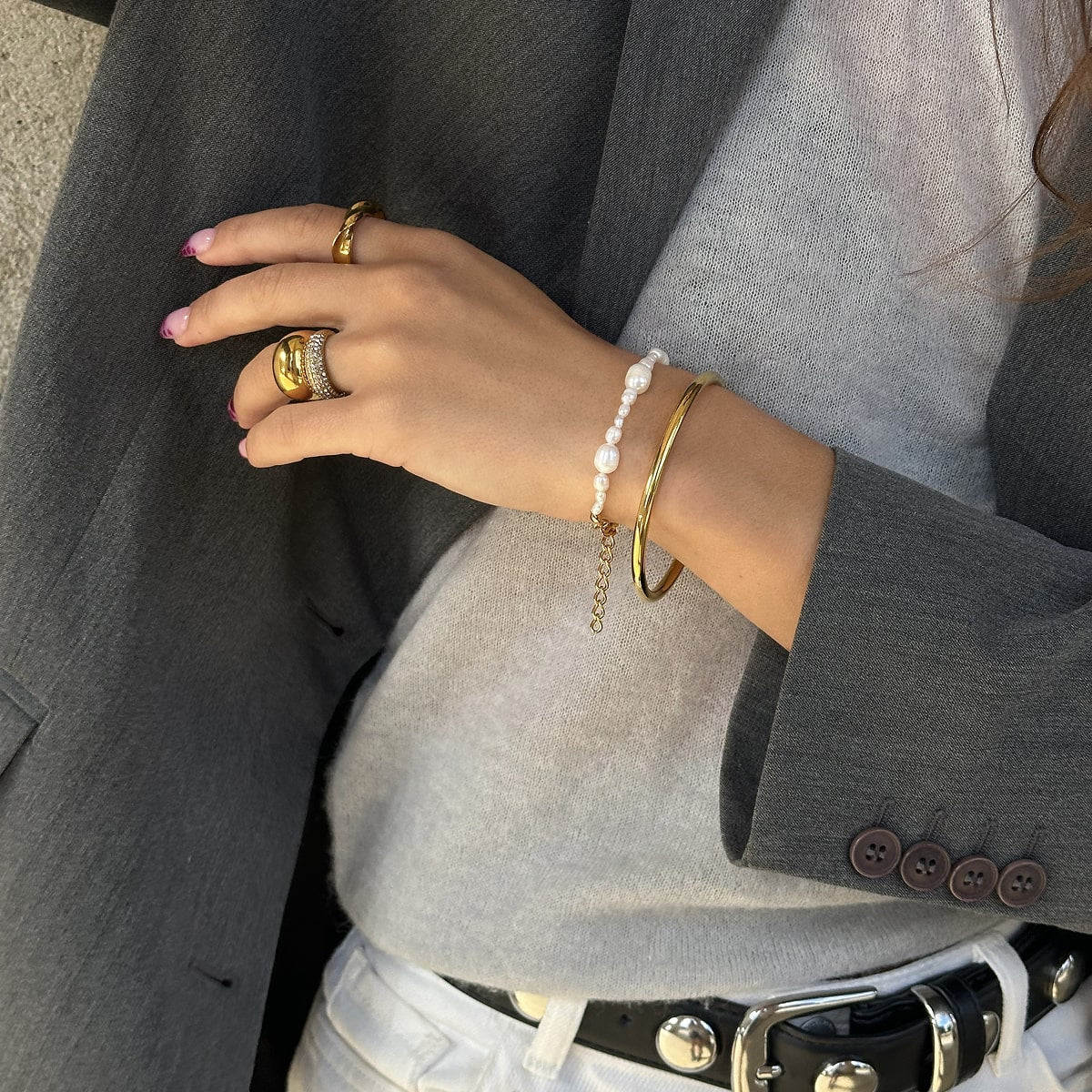 Harmony perle armbaand fra Camilla Kroeyer Jewellery