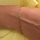 Heart Eternity Sæt 18K Guldbelagt