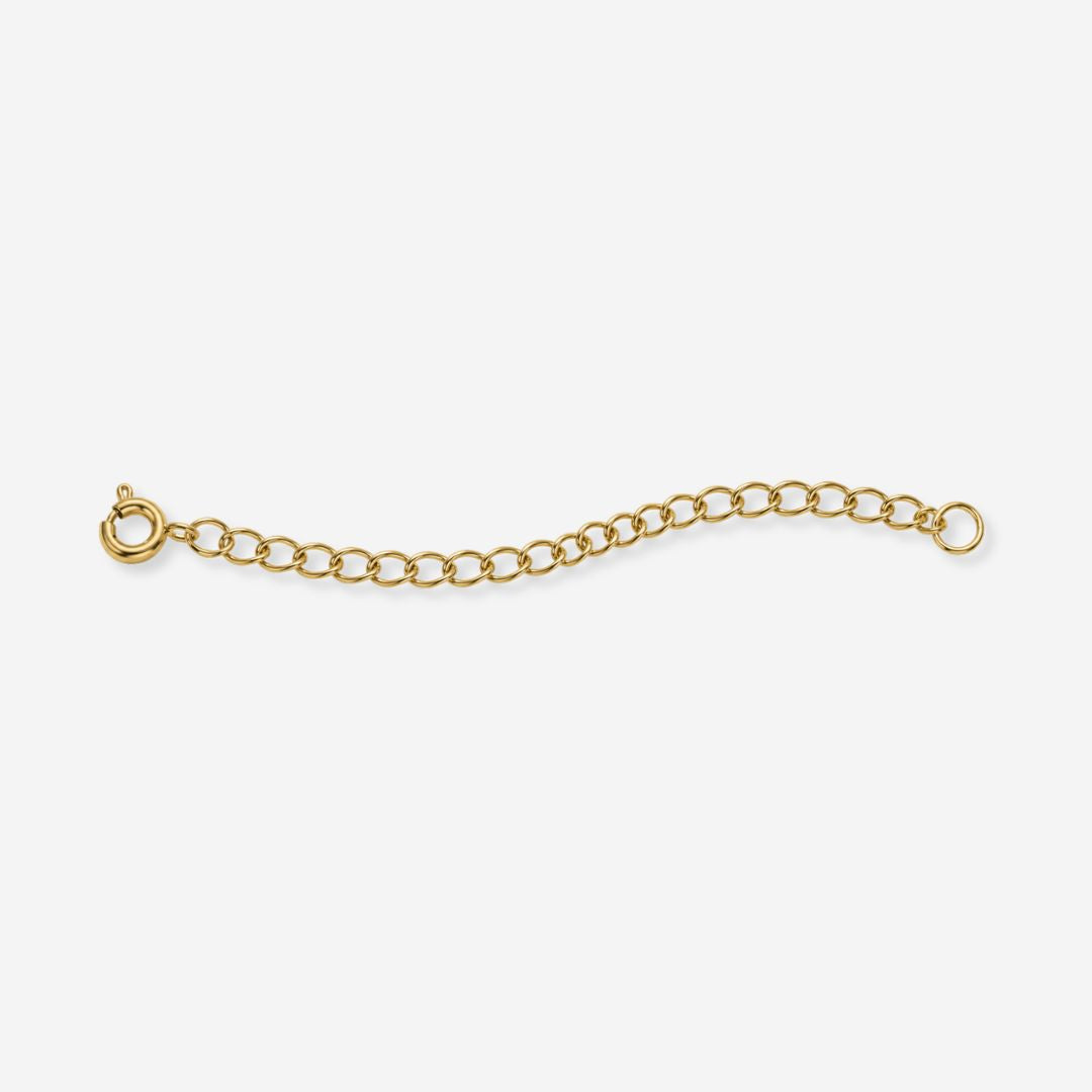 Smykke Extender/forlænger 18k Guldbelagt 5cm