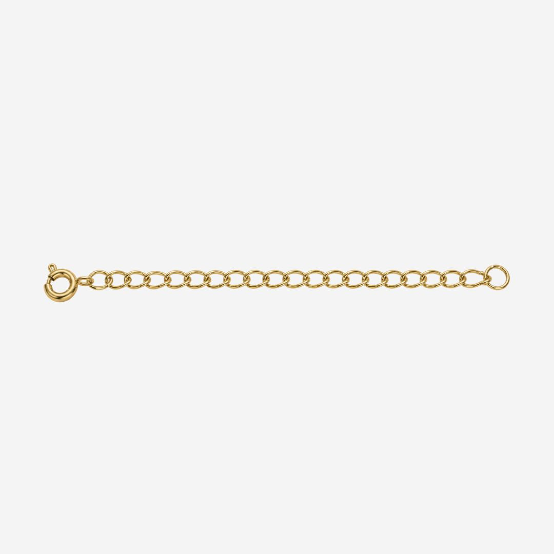 Smykke Extender/forlænger 18k Guldbelagt 5cm