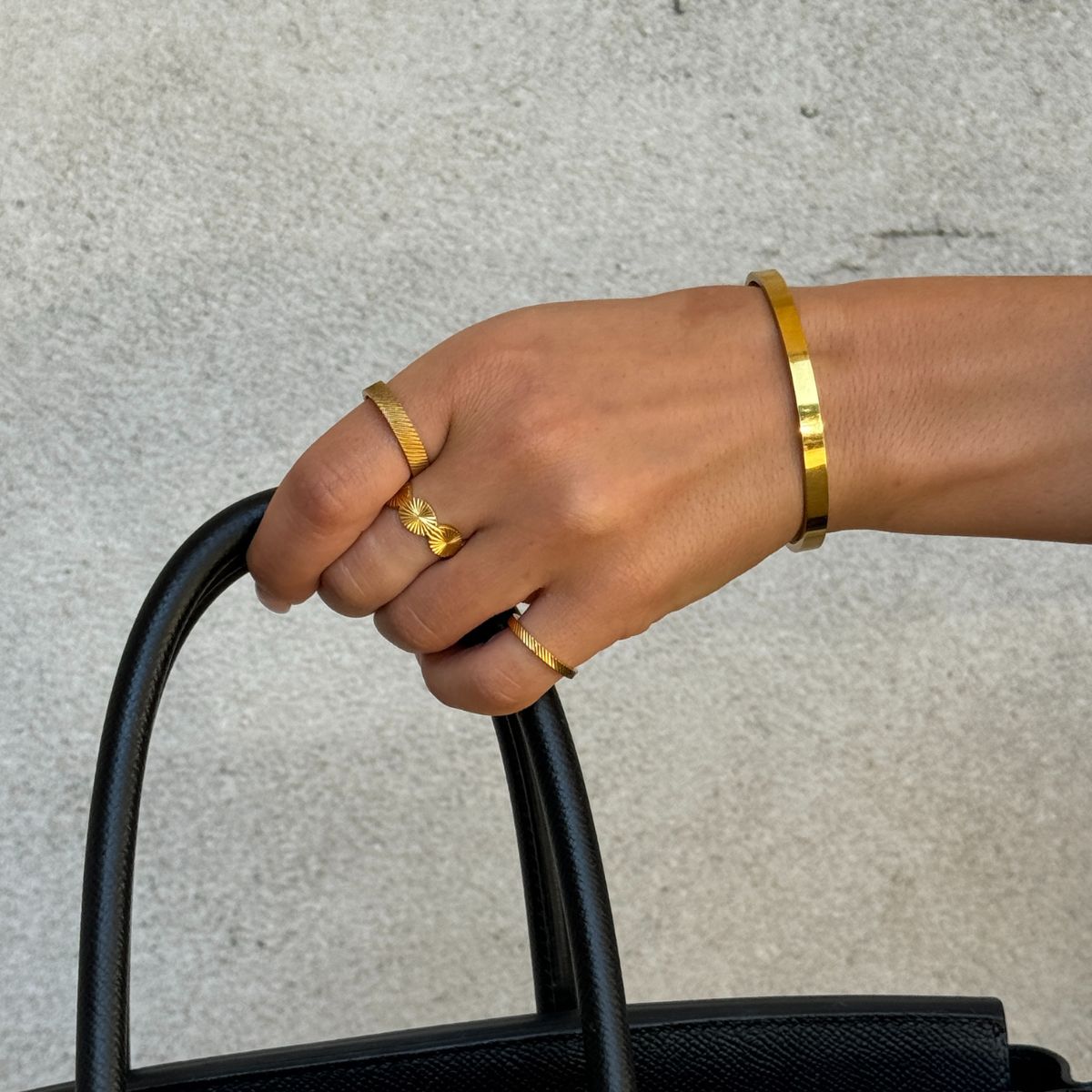 Sun Kiss Eternity Ring 18K Guldbelagt 7mm Camilla Krøyer Jewellery