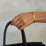 Sun Kiss Eternity Ring 18K Guldbelagt 7mm Camilla Krøyer Jewellery