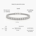 Tennis Luxe Armbånd 18K Guldbelagt 4mm