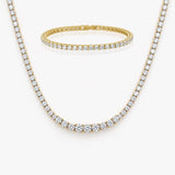 Tennis Luxe Icon Sæt 18K Guldbelagt