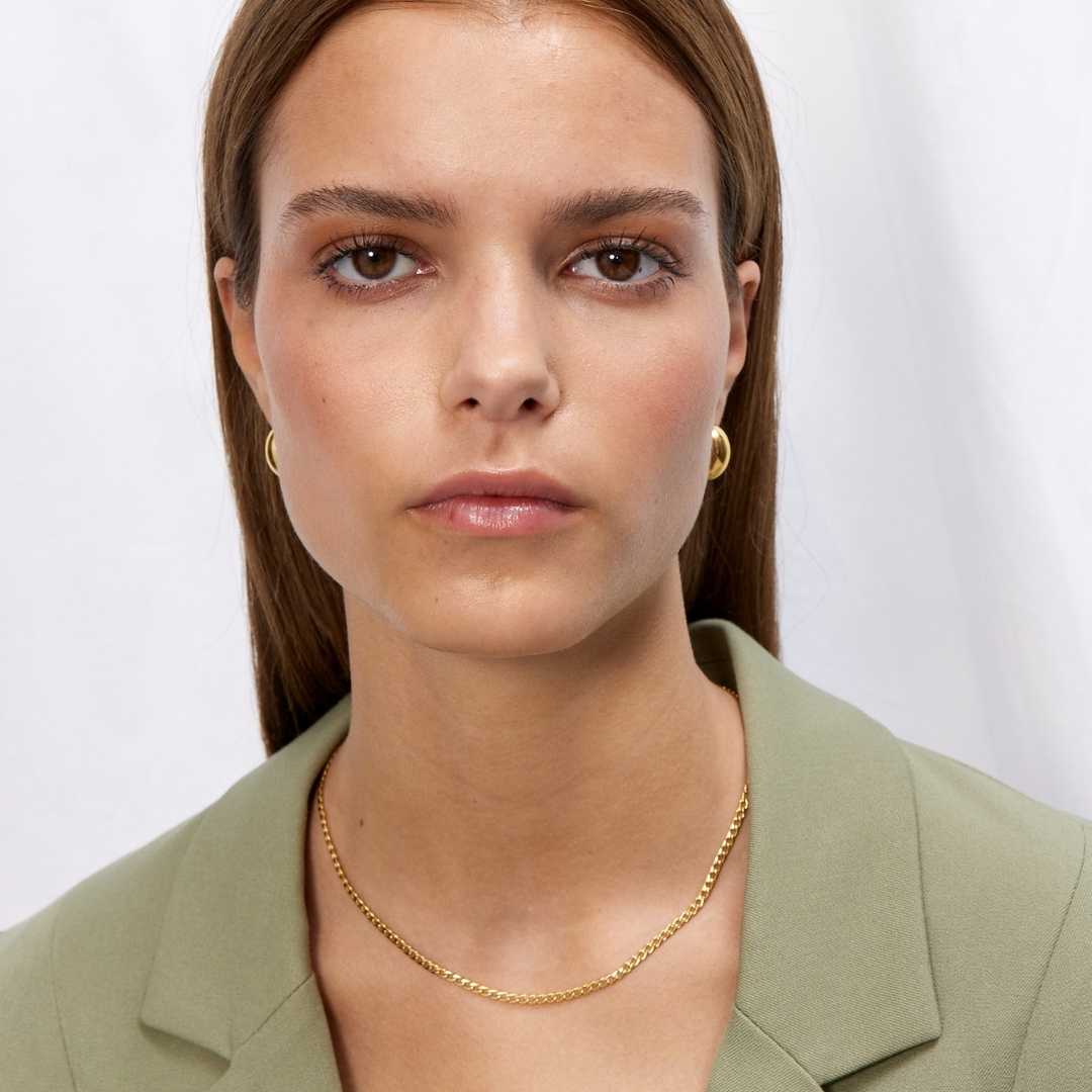 Panser Choker 18K Guldbelagt 3mm Camilla Krøyer Jewellery