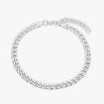 Camilla Krøyer Jewellery Panser Ankelkæde 925 Sølvbelagt 5mm