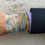 Panser Armbånd 18K Guldbelagt 7mm Camilla Krøyer Jewellery