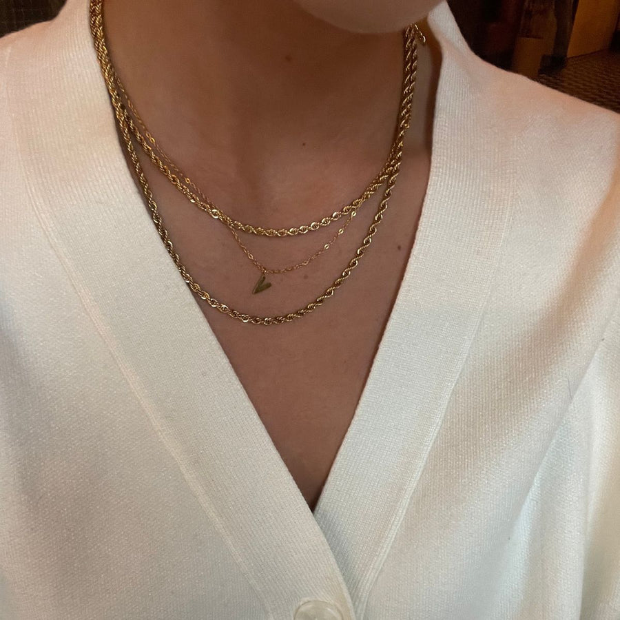 Camilla Krøyer Jewellery Classic Bogstav Halskæde 18K Guldbelagt