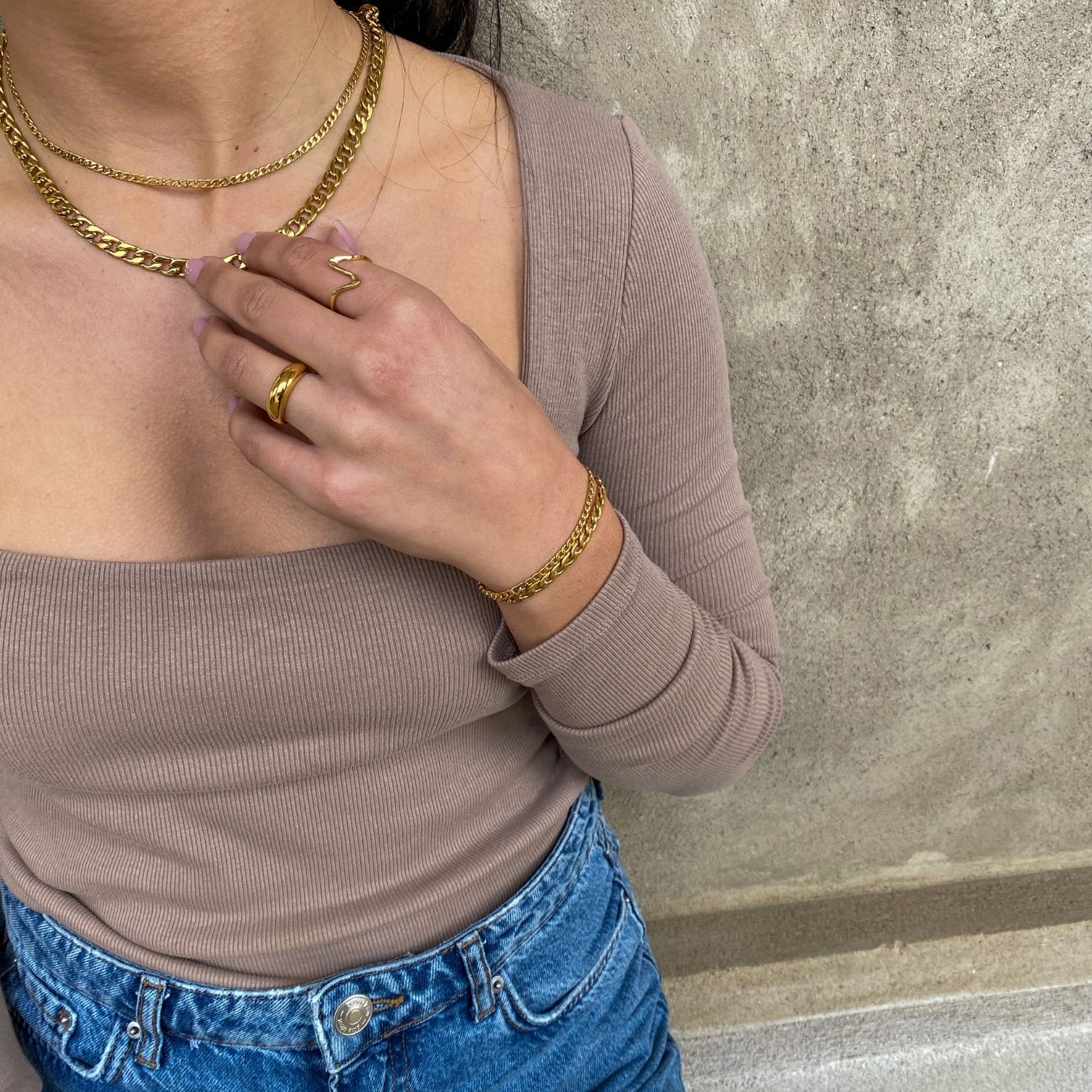 Panser Choker 18K Guldbelagt 3mm Camilla Krøyer Jewellery