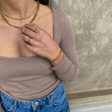 Panser Choker 18K Guldbelagt 3mm Camilla Krøyer Jewellery