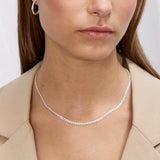 Camilla Krøyer Jewellery Panser Choker 925S Sølvbelagt 3mm