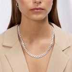 Panser Halskæde 925 Sølvbelagt 7mm Camilla Krøyer Jewellery