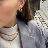 Camilla Krøyer Jewellery Panser Halskæde 18K Guldbelagt 7mm