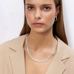 Panser Halskæde 925 Sølvbelagt 7mm Camilla Krøyer Jewellery