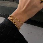 Panser Armbånd 18K Guldbelagt 7mm Camilla Krøyer Jewellery